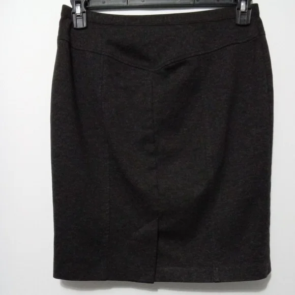 Ellen Tracy Dark Charcoal Grey Pencil Skirt - Women's Size Medium - Picture 2 of 7